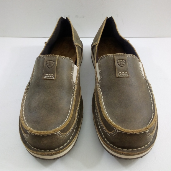 Ariat Cruiser Women 11 Brown Bomber Leather Loafers 10023008 - Picture 2 of 8